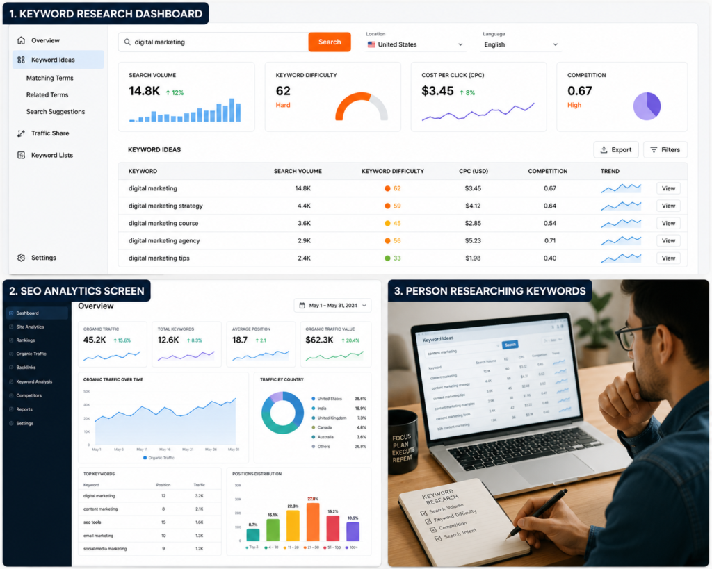 How to find best keyword for SEO using keyword research tools