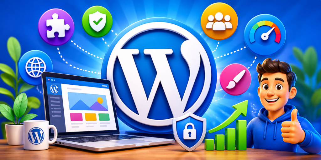 Website built using WordPress CMS